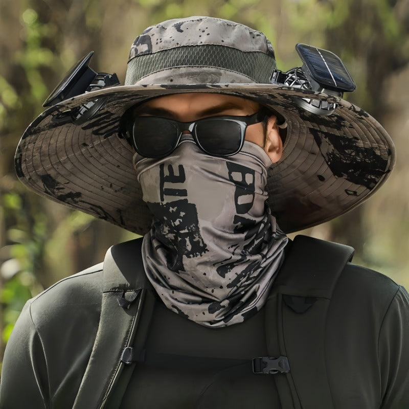 Chapeau rafraîchissant à énergie solaire avec ventilateur intégré